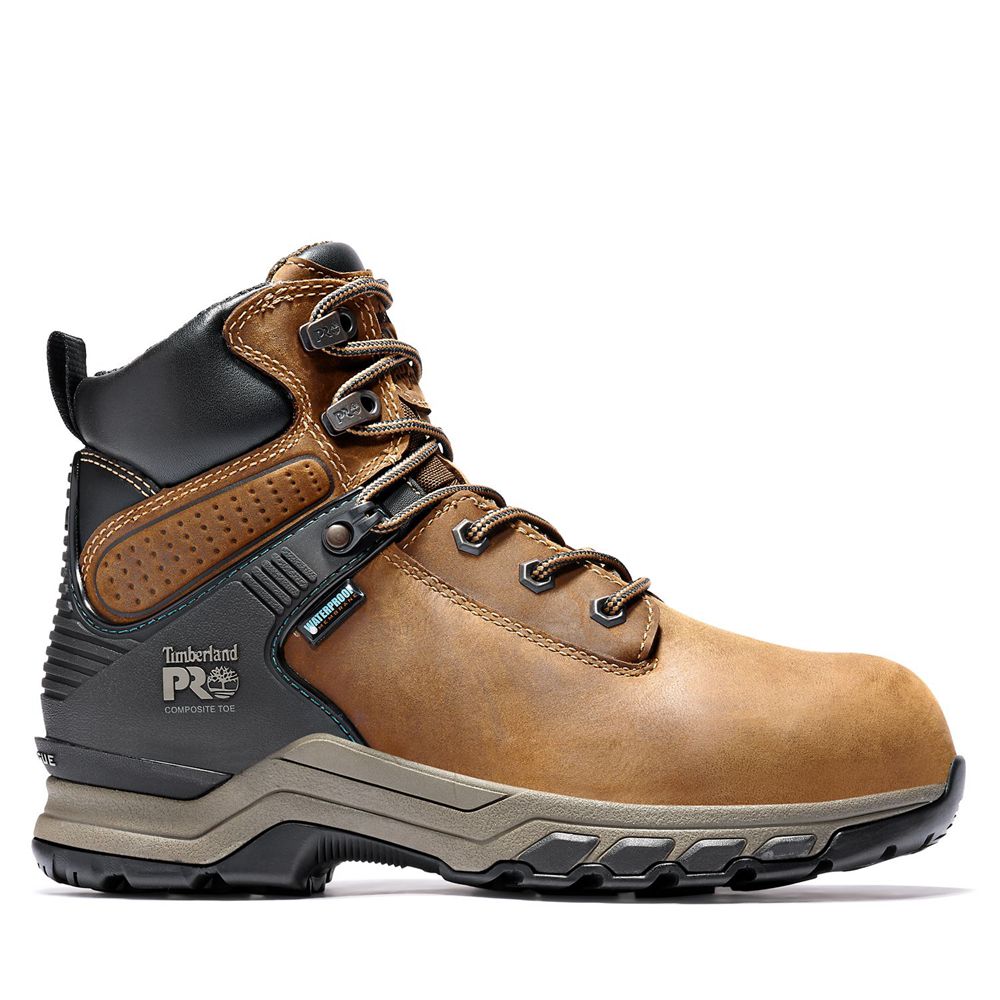 Timberland Womens Work Boots PRO® Hypercharge 6-Inch Composite-Toe Waterproof - Brown/Black - India